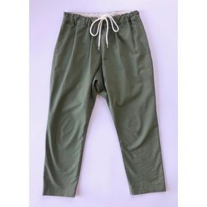 bassike drop crotch pants